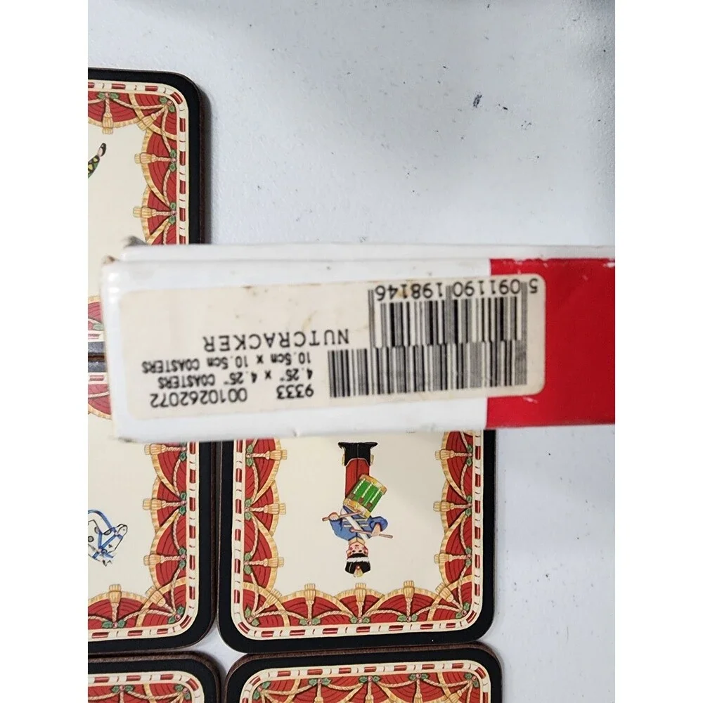Pimpernel England Christmas Nutcracker Cork Bottom Set Of 5